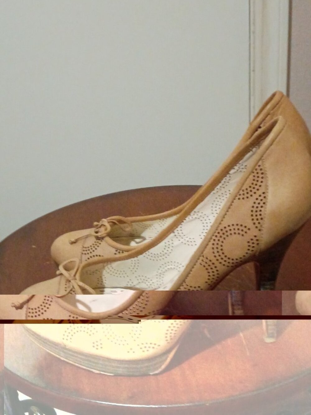 Women's Coach Bethanie Sand Platform Pump - Size 8.5B Brown - Picture 8 of 13